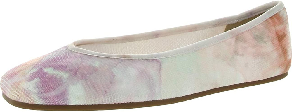 Louise Et Cie Tie Dye Multi Square Toe Slip On Alyah Ballet Flat Shies Size 6.5